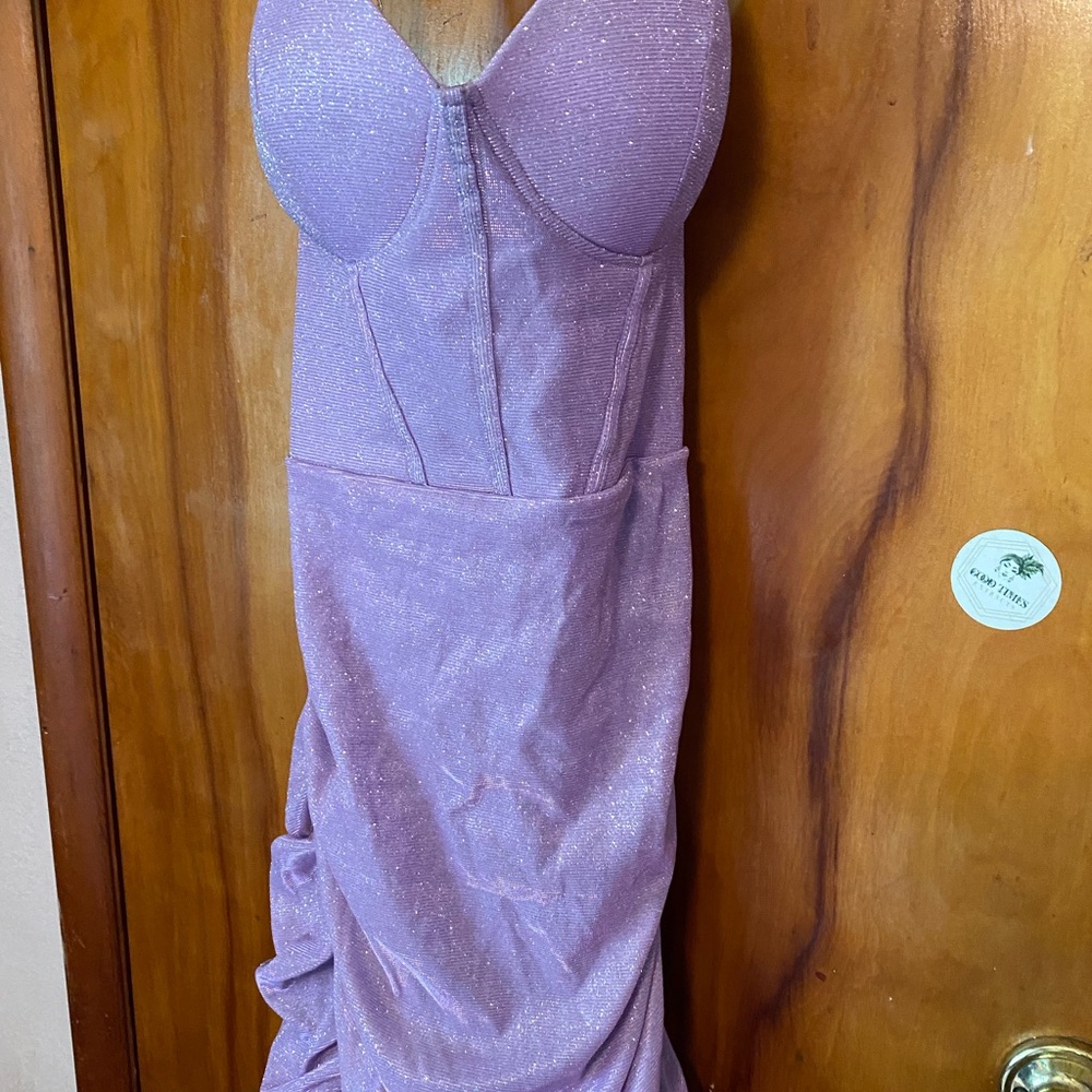 Purple mini formal